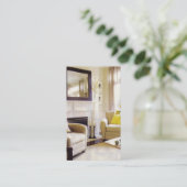 Zuhause-Inszenierungs-Geschäfts-Karte Visitenkarte (Stehend Vorderseite)