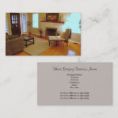 Zuhause-Inszenierungs-Geschäfts-Karte Visitenkarte (Vorne/Hinten)