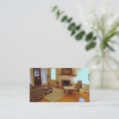 Zuhause-Inszenierungs-Geschäfts-Karte Visitenkarte (Stehend Vorderseite)