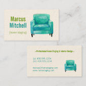 Zuhause-Inszenierungs-Geschäfts-Karten - Visitenkarte (Vorne/Hinten)