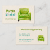 Zuhause-Inszenierungs-Geschäfts-Karten - Visitenkarte (Vorne/Hinten)
