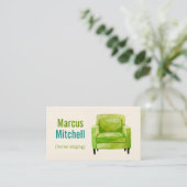 Zuhause-Inszenierungs-Geschäfts-Karten - Visitenkarte (Stehend Vorderseite)