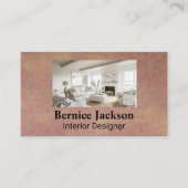 Zuhause Interior | Modern Visitenkarte (Vorderseite)