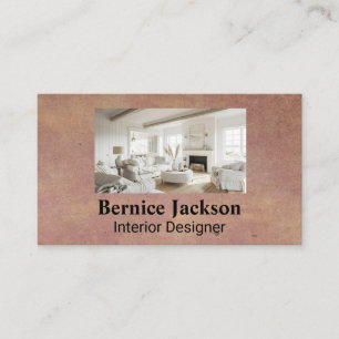 Zuhause Interior   Modern Visitenkarte