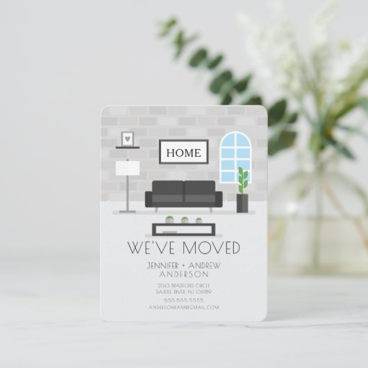 Zuhause Interior | Moderne Ankündigung (Stehend Vorderseite)