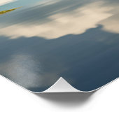 ZUHAUSE Irischer Mann in einer irischen Landschaft Poster (Ecke)