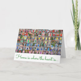 "Zuhause is where the Heart Is"-Karte Karte