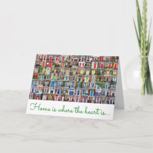 "Zuhause is where the Heart Is"-Karte Karte