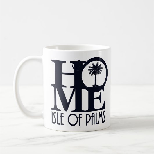 ZUHAUSE Isle of Palms SC 11oz Kaffeetasse (Links)