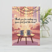 Zuhause ist besser bei Ihnen in der IT-Karte Einladung (Stehend Vorderseite)