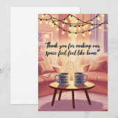 Zuhause ist besser bei Ihnen in der IT-Karte Einladung (Vorne/Hinten)