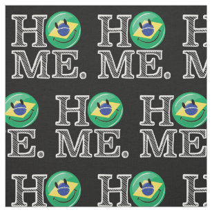 Zuhause ist Brasilien Lächeln Flag House Warmer Stoff