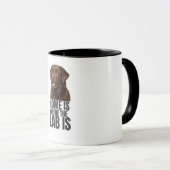 Zuhause ist da, wo das Lab ist Kaffeetasse (VorderseiteRechts)