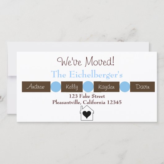 Zuhause ist das Herz Ankündigung (Vorderseite)