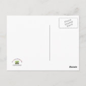 Zuhause ist das Herz-Eichhörnchen Postkarte (Rückseite)