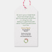 Zuhause ist das Herz | Realtor Christmas Pop von Geschenkanhänger (Rückseite)