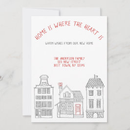 Zuhause ist das Herz, wo wir uns bewegt haben Ankündigung