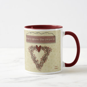 Zuhause ist das Herzstück Tasse