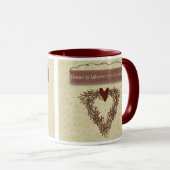 Zuhause ist das Herzstück Tasse (VorderseiteRechts)