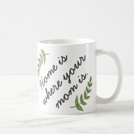 Zuhause ist das Tagesgeschenk deiner Mutter für di Kaffeetasse