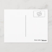 Zuhause ist der beste Rückzug Postkarte (Rückseite)