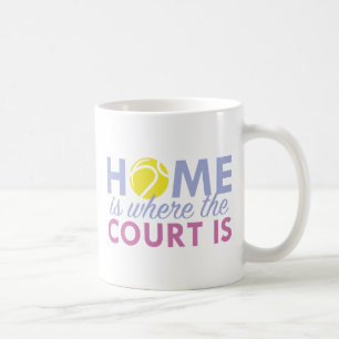 Zuhause ist der Gerichtsstand Kaffeetasse