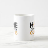Zuhause ist der Gerichtsstand Kaffeetasse (Mittel)