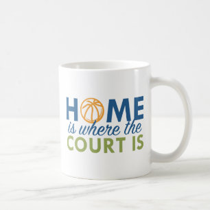 Zuhause ist der Gerichtsstand Kaffeetasse