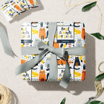 Zuhause ist der Mit Monogramm Name meiner Katze