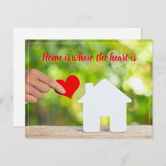 Zuhause ist der Ort, an dem das Herz das eigentlic (Vorne/Hinten)