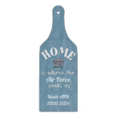 Zuhause ist der Ort, an dem das Militär uns maßges Schneidebrett (Vorderseite)