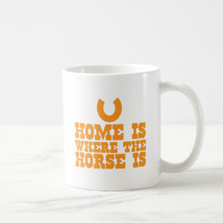 Zuhause ist der Ort, an dem das Pferd ist Kaffeetasse