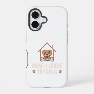 Zuhause ist der Ort, an dem der Hund ist iPhone 16 Hülle