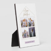 Zuhause ist der Ort, an dem die Familie ist - Foto Fotoplatte (Seite)