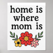 Zuhause ist der Ort, an dem Mama ein Plakat ist (Vorne)