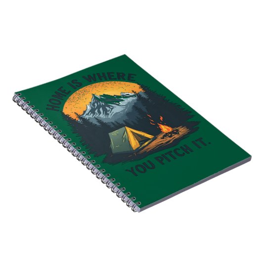 Zuhause ist der Ort, an dem Sie es pitchen - Campi Notizblock (Rechte Seite)