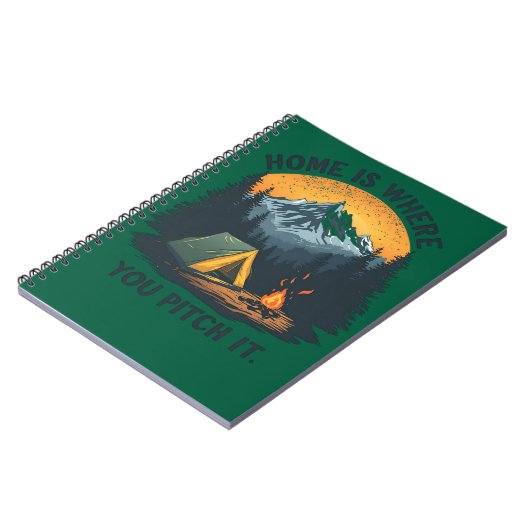 Zuhause ist der Ort, an dem Sie es pitchen - Campi Notizblock (Linke Seite)
