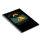 Zuhause ist der Ort, an dem Sie es pitchen - Campi Notizblock (Rechte Seite)