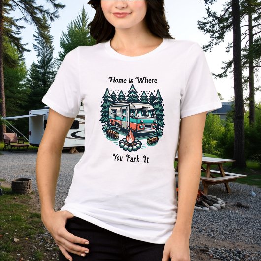 Zuhause ist der Ort, an dem Sie ihn parken | Campi Tri-Blend Shirt