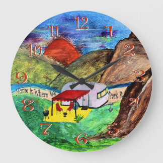 Zuhause ist der Ort, an dem wir die Uhr des Campin