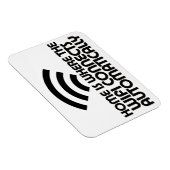 Zuhause ist der Punkt, an dem sich Wifi automatisc Magnet (Rechte Seite)