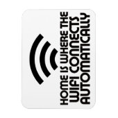 Zuhause ist der Punkt, an dem sich Wifi automatisc Magnet (Vertikal)