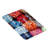 Zuhause ist die Stelle, an der Ihr Garnstash liegt Magnet (Rechte Seite)