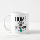 Zuhause ist die Tasse der Introvert (Links)