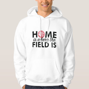 Zuhause ist dort, wo das Feld ist Hoodie
