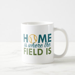 Zuhause ist dort, wo das Feld ist Kaffeetasse