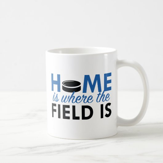 Zuhause ist dort, wo das Feld ist Kaffeetasse (Rechts)