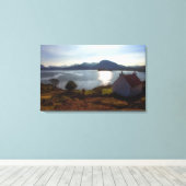 Zuhause ist dort, wo das Herz ist Leinwanddruck (Insitu (Holzboden))