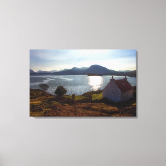 Zuhause ist dort, wo das Herz ist Leinwanddruck (Vorderseite)