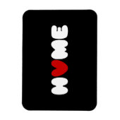 Zuhause ist dort, wo das Herz ist Magnet (Vertikal)